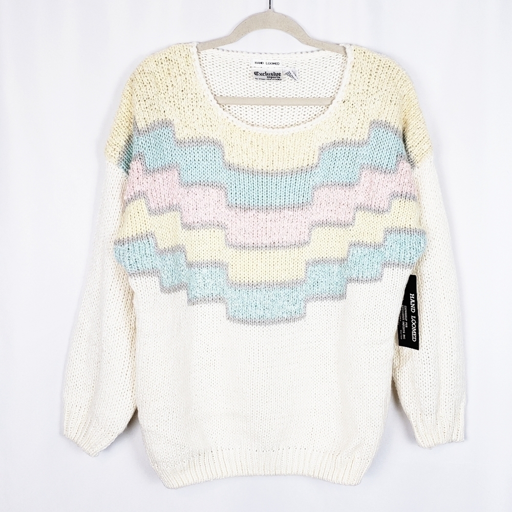VINTAGE hand loomed sweater